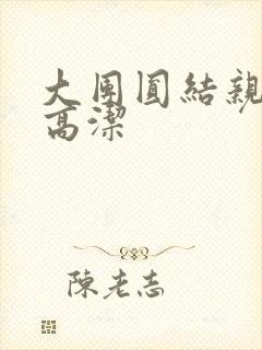 大团圆结亲情会高洁