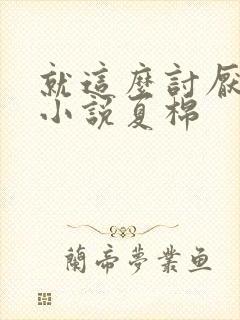 就这么讨厌我吗小说夏棉