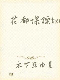 花都保镖txt