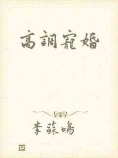 高调宠婚