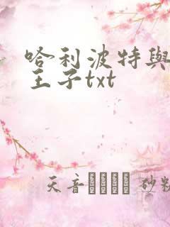 哈利波特与混血王子txt