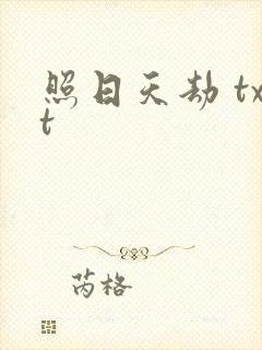 照日天劫 txt