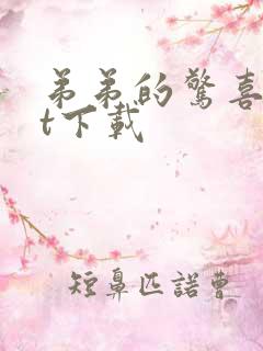 弟弟的惊喜txt下载