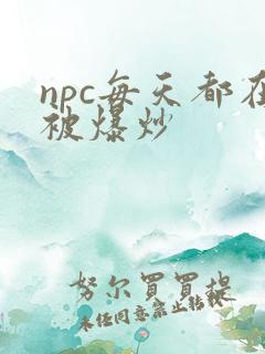 npc每天都在被爆炒
