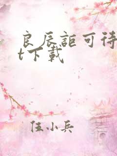 良辰讵可待txt下载