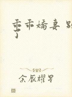 乖乖娇妻 别闹了