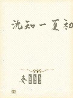 沈知一夏初禾