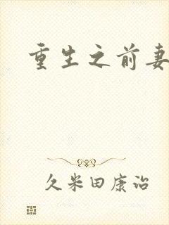 重生之前妻之惑