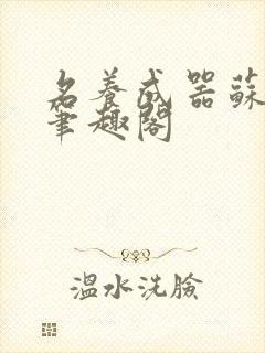 名养成器苏沫沫笔趣阁