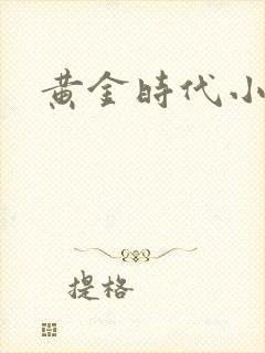 黄金时代小说