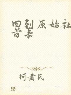 回到原始社会做酋长