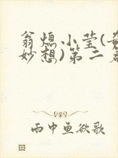 翁熄小莹(奇思妙想)第二篇