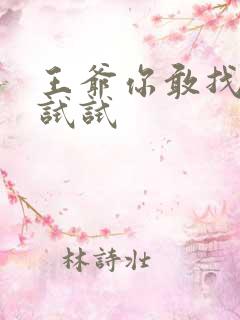 王爷你敢找小三试试