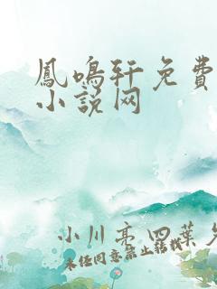 凤鸣轩免费言情小说网