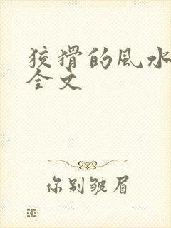 狡猾的风水相师全文