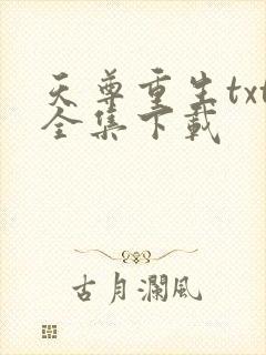 天尊重生txt全集下载