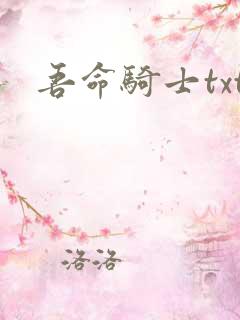 吾命骑士txt