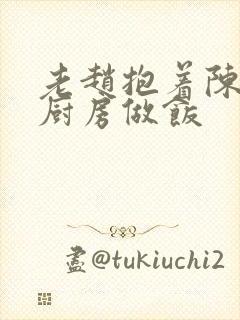 老赵抱着陈婷在厨房做饭