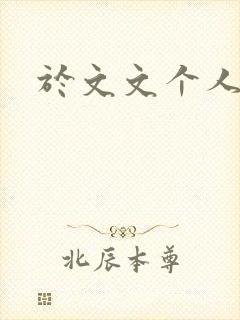 于文文个人简历