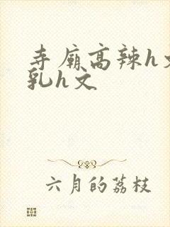 寺庙高辣h文乱乳h文