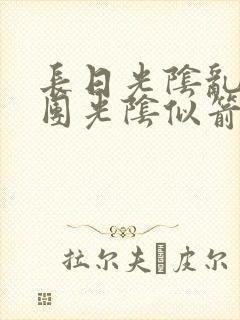 长日光阴乱作一团光阴似箭眇眇