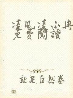 凌风凌小冉全文免费阅读