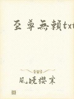 至尊无赖txt