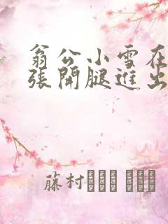 翁公小雪在厨房张开腿进出