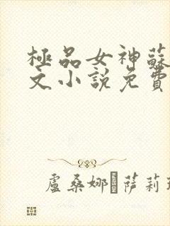 极品女神苏晴全文小说免费阅读