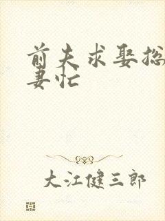 前夫求娶总裁追妻忙