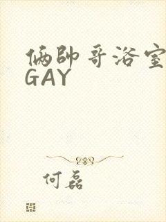 俩帅哥浴室互攻GAY