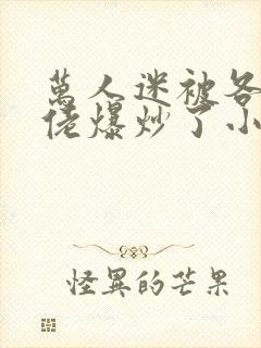 万人迷被各路大佬爆炒了小说