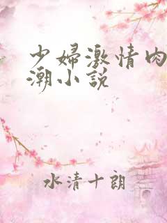 少妇激情肉欲高潮小说