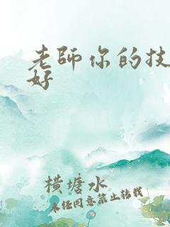老师你的技术真好