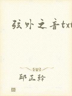 弦外之音txt