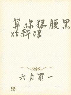 算你狠腹黑男txt新浪