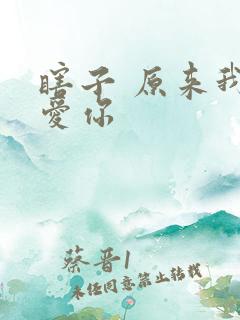 瞎子 原来我很爱你