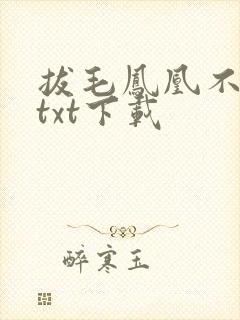 拔毛凤凰不如鸡txt下载