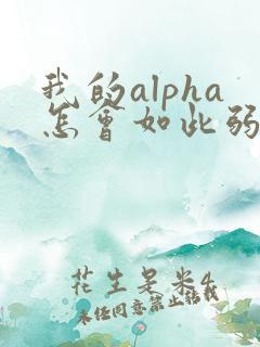 我的alpha怎会如此弱