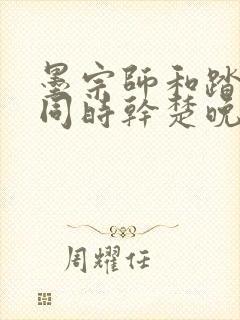 墨宗师和踏仙君同时干楚晚宁