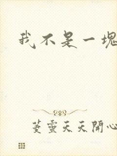 我不是一块石头