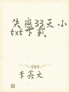 失恋33天小说txt下载