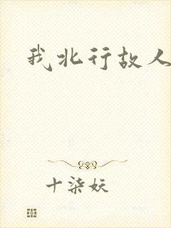 我北行故人南去