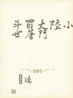 斗罗大陆小说绝世唐门