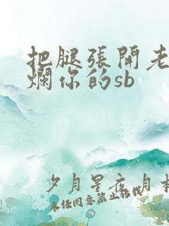 把腿张开老子臊烂你的sb