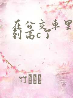 在公交车里c弄到高c了