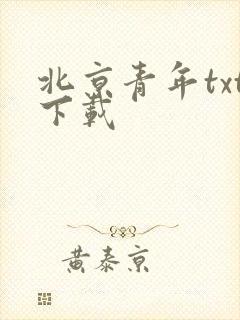 北京青年txt下载