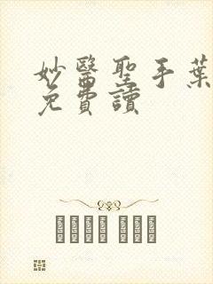 妙医圣手叶皓轩免费读