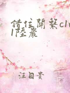 错位关系c1v1陆岩