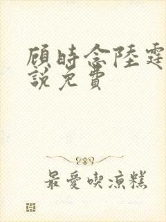 顾时念陆霆骁小说免费